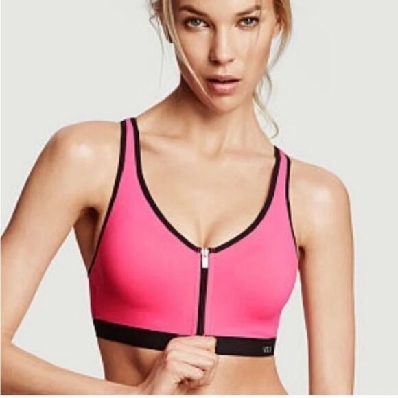 Victoria’s Secret VSX Knockout Front-Close Sport Bra Maximum Support.Size 34C. - Picture 1 of 8